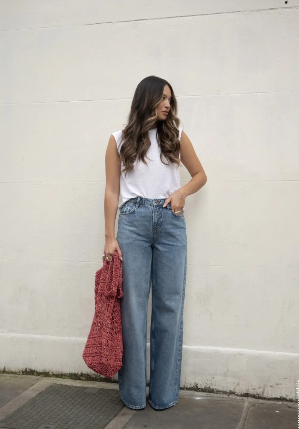 hush Jeans|Abi Wide Leg Jeans Authentic Light Wash