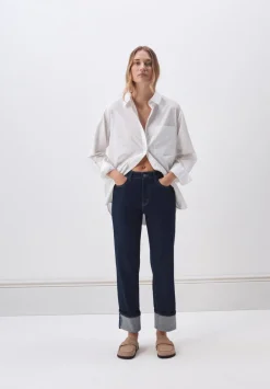 hush Jeans|Agnes 2.0 Turn Up Jeans Rinse wash
