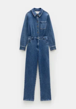 hush Jumpsuits|Agnes Denim Jumpsuit Blue Denim