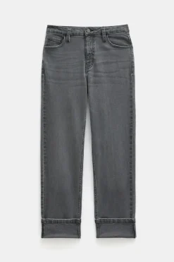 hush Jeans|Agnes Straight Leg Jeans Washed Grey