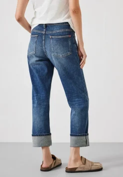 hush Jeans|Agnes Straight Leg Jeans Vintage Wash BlueVintage Wash Blue