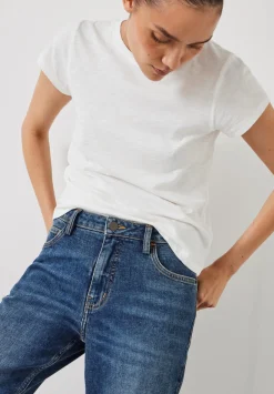 hush Jeans|Agnes Straight Leg Jeans Vintage Wash BlueVintage Wash Blue