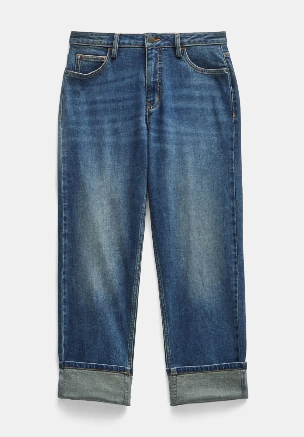 hush Jeans|Agnes Straight Leg Jeans Vintage Wash BlueVintage Wash Blue