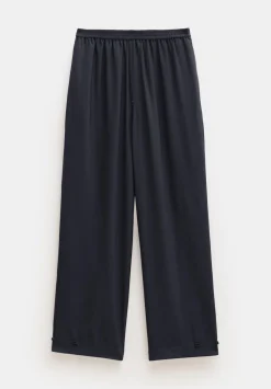 hush Trousers|Air Flow Ankle Grazer Trousers Black