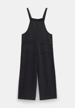 hush Jumpsuits|Allegra Relaxed Cropped Dungaree Washed Black