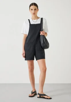 hush Jumpsuits|Allegra Relaxed Playsuit Washed Black