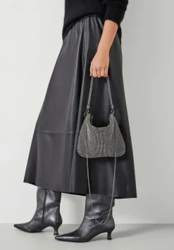 hush Bags|Alma Gem Mesh Bag Black