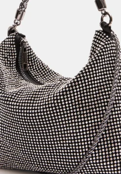 hush Bags|Alma Gem Mesh Bag Black