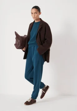 hush Joggers & Leggings|Trousers|Alyna Pocket Detail Joggers Teal Blue