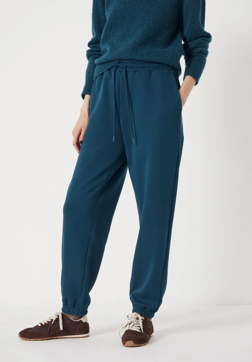 hush Joggers & Leggings|Trousers|Alyna Pocket Detail Joggers Teal Blue