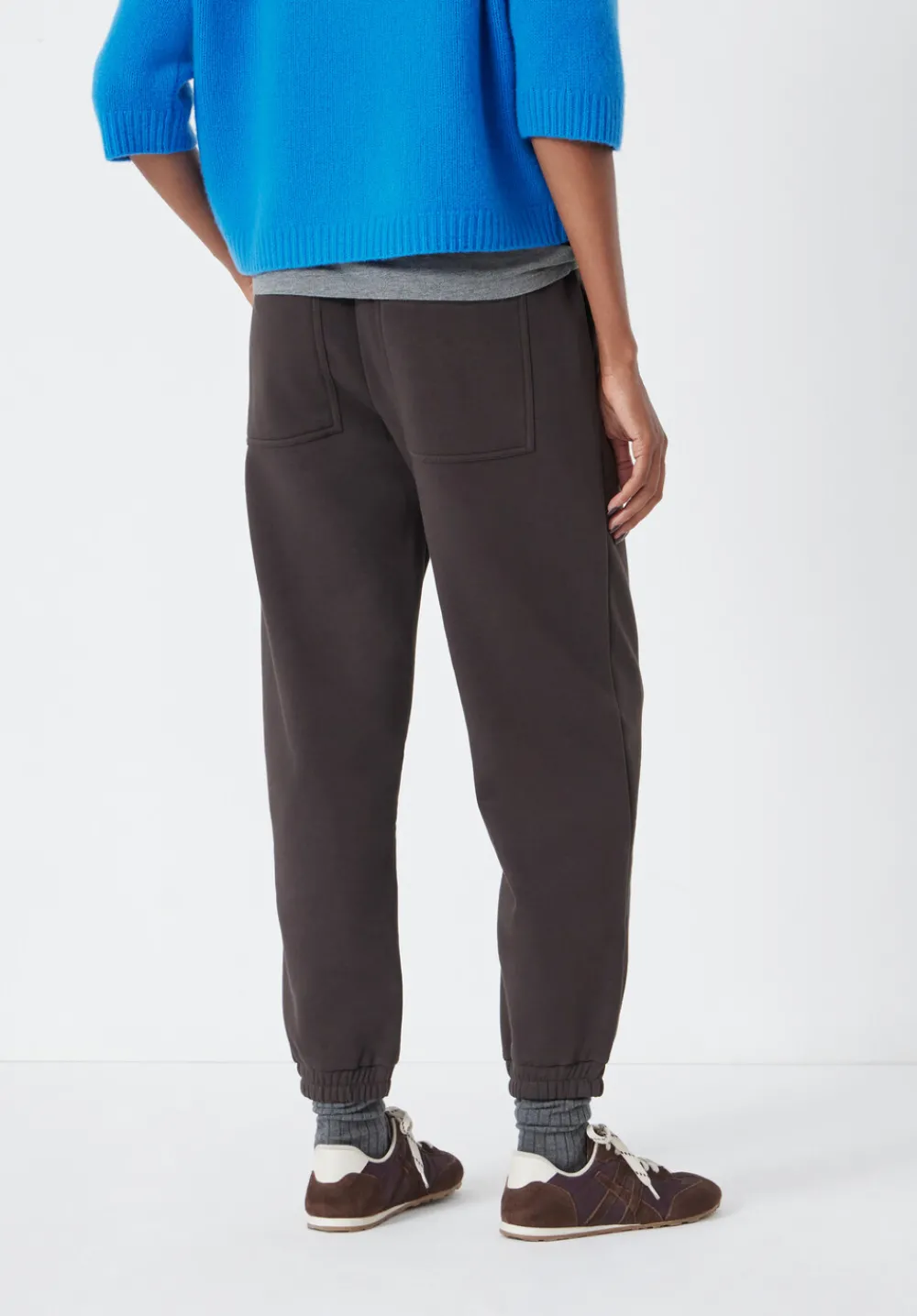 hush Joggers & Leggings|Trousers|Alyna Pocket Detail Joggers Chocolate brown