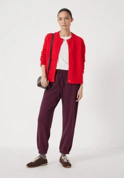hush Joggers & Leggings|Trousers|Alyna Pocket Detail Joggers Wine Red