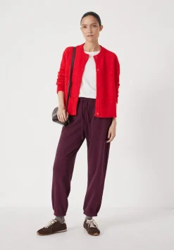 hush Joggers & Leggings|Trousers|Alyna Pocket Detail Joggers Wine Red