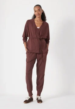 hush Tops & T-Shirts|Jumpers & Cardigans|Amie Edge to Edge Cardigan Rum Raisin