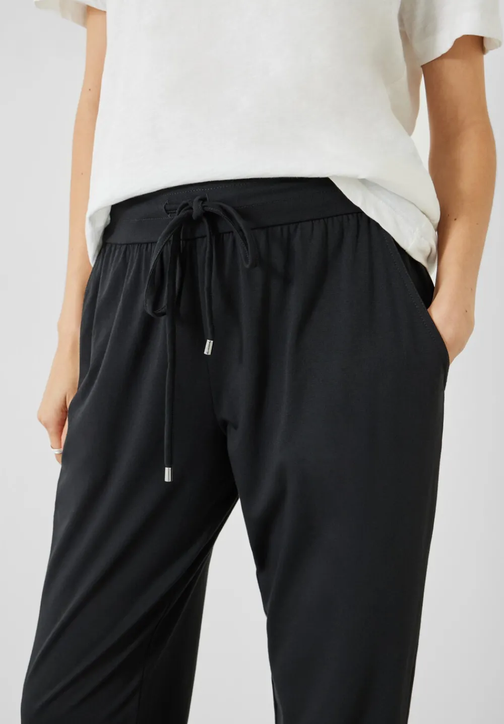 hush Joggers & Leggings|Trousers|Amie Joggers Black