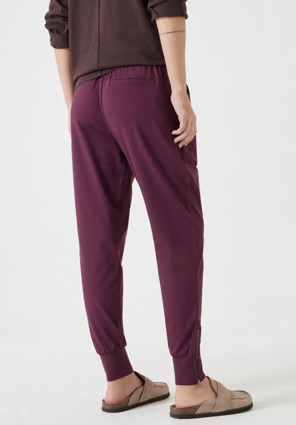 hush Joggers & Leggings|Trousers|Amie Joggers Wine Red