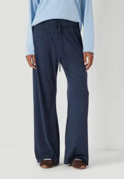 hush Joggers & Leggings|Trousers|Amie Wide Leg Joggers Midnight Navy