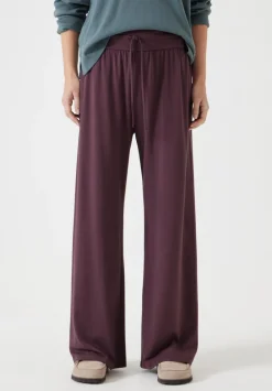 hush Joggers & Leggings|Trousers|Amie Wide Leg Joggers Fudge Brown