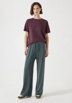 hush Joggers & Leggings|Trousers|Amie Wide Leg Joggers Sage Green