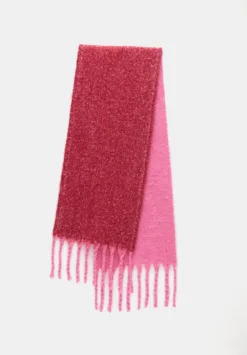 hush Scarves|Asher Two-Tone Scarf Red/Pink