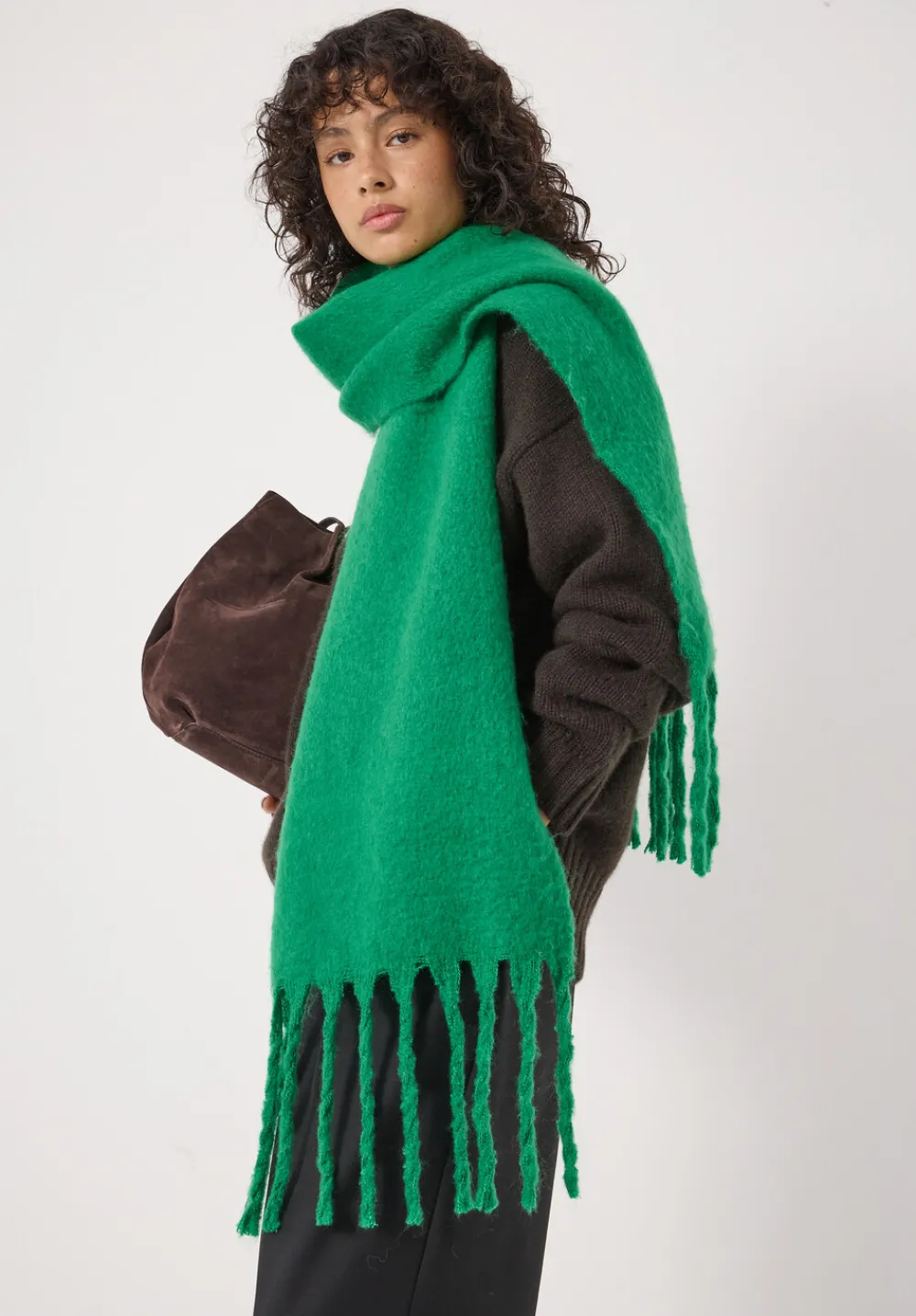hush Scarves|Aspen Scarf Bright Green