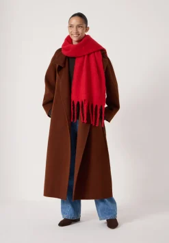 hush Scarves|Aspen Scarf Bright Red