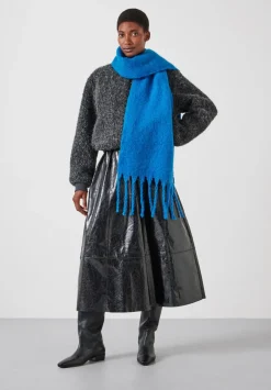 hush Scarves|Aspen Scarf Bright Blue