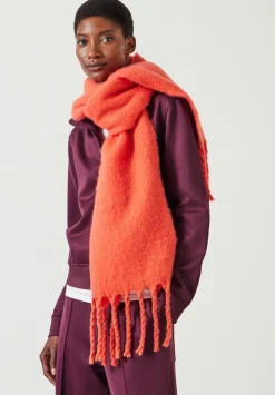 hush Scarves|Aspen Scarf Peach Orange