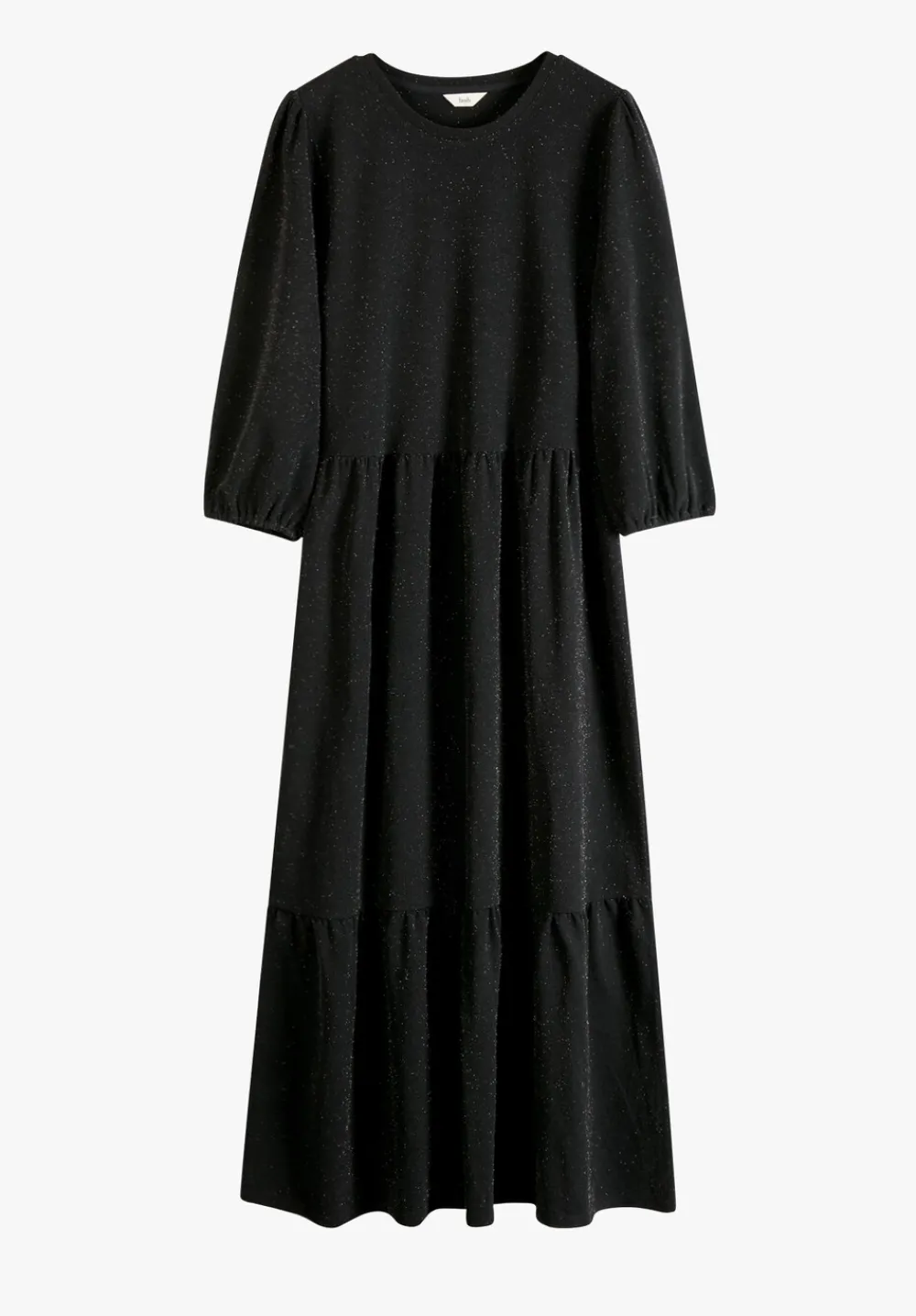 hush Dresses|Athena Sparkle Jersey Dress Black