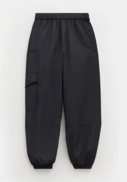 hush Trousers|Ava Lightweight Cargo Trousers Black