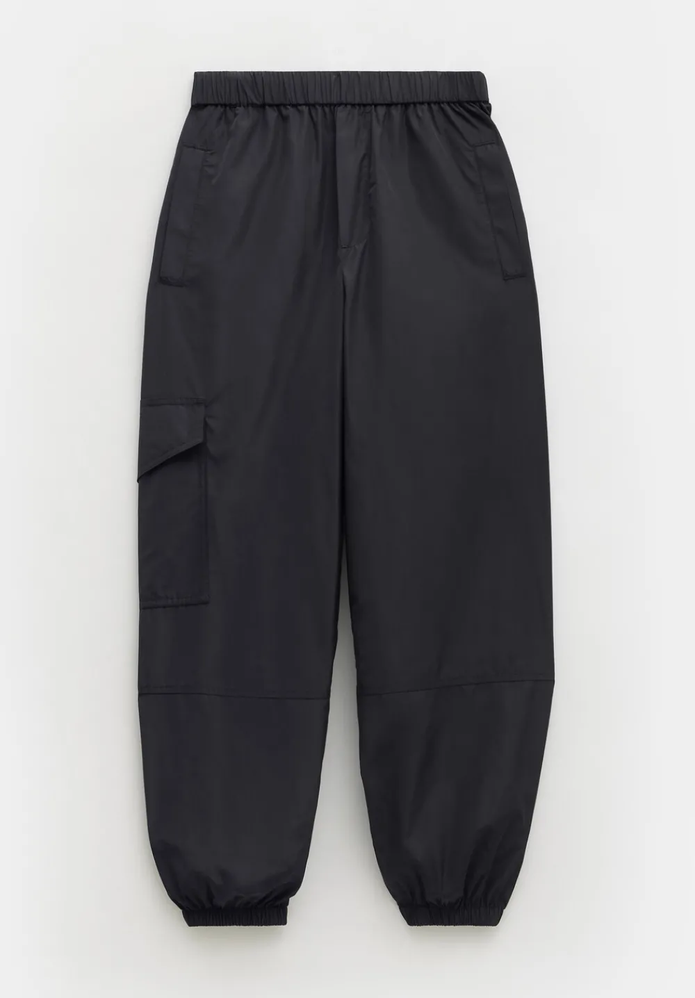 hush Trousers|Ava Lightweight Cargo Trousers Black
