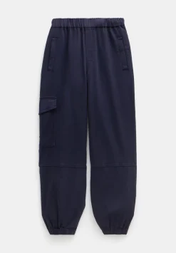 hush Trousers|Ava Washed Cargo Trousers Navy