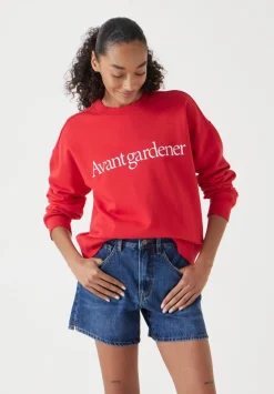 hush Sweatshirts & Hoodies|Avant Gardener Graphic Sweatshirt Bright Red
