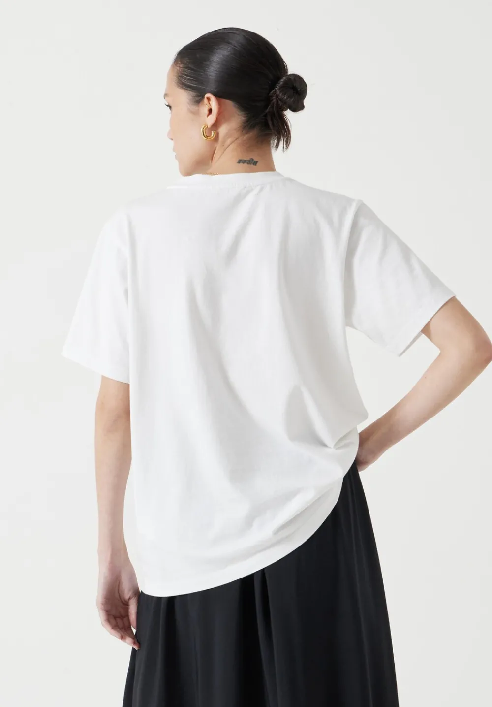 hush Tops & T-Shirts|Avant Gardener Graphic T-Shirt White