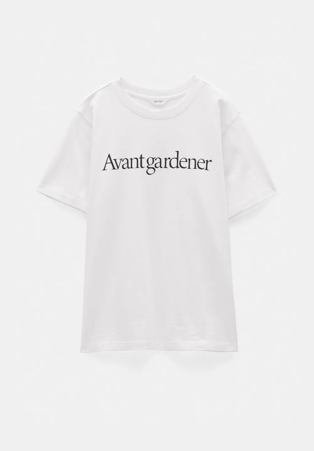 hush Tops & T-Shirts|Avant Gardener Graphic T-Shirt White