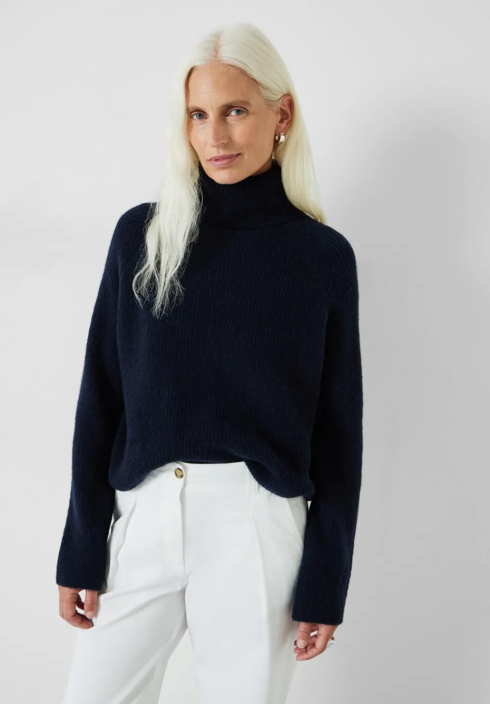 hush Jumpers & Cardigans|Aven Raglan Roll Neck Wool Blend Jumper Midnight Navy