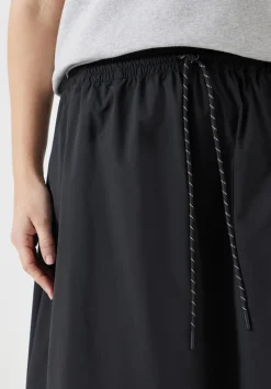 hush Skirts|Aya Technical Pull On Midi Skirt Black