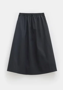 hush Skirts|Aya Technical Pull On Midi Skirt Black