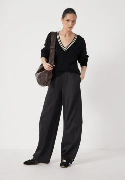 hush Joggers & Leggings|Trousers|Barrel Leg Jogger Black