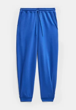 hush Joggers & Leggings|Trousers|Barrel Leg Pleat Joggers Bright Blue