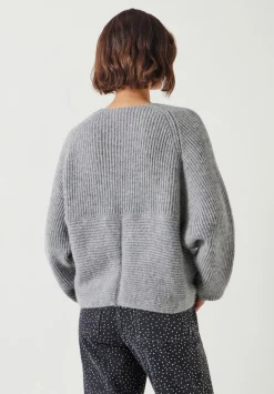 hush Jumpers & Cardigans|Betty Wool Blend Jumper Mid Grey Marl