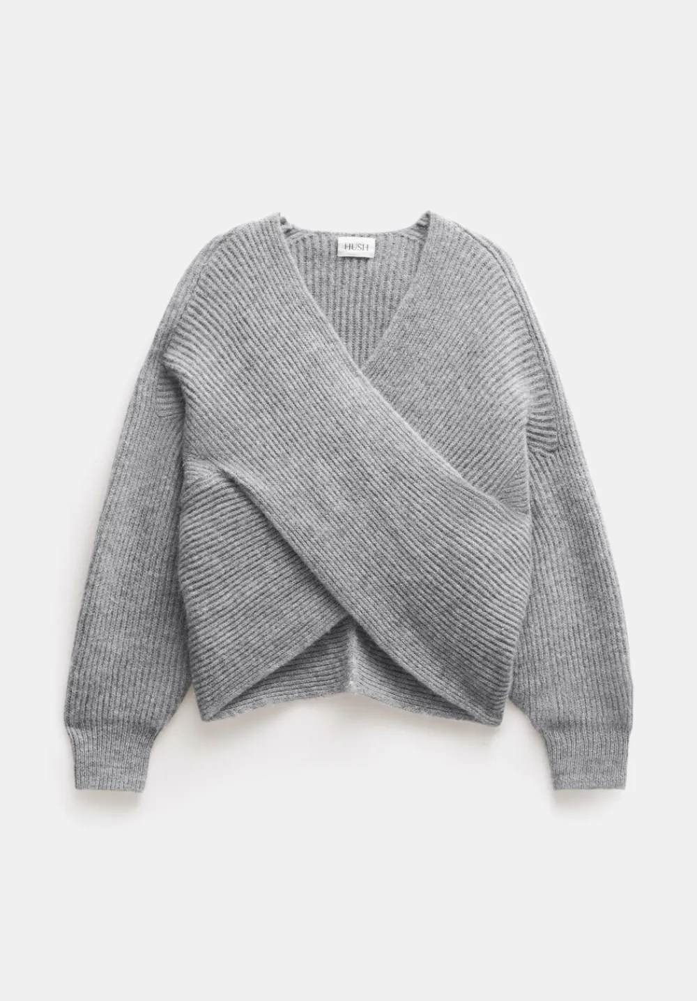 hush Jumpers & Cardigans|Betty Wool Blend Jumper Mid Grey Marl