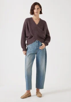 hush Jumpers & Cardigans|Betty Wool Blend Jumper Raisin Brown