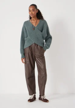 hush Jumpers & Cardigans|Betty Wool Blend Jumper Sage Green