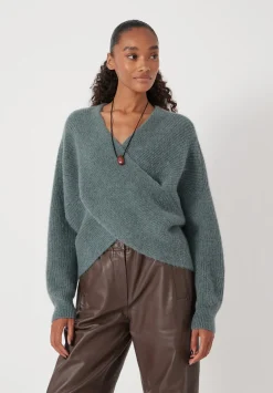 hush Jumpers & Cardigans|Betty Wool Blend Jumper Sage Green