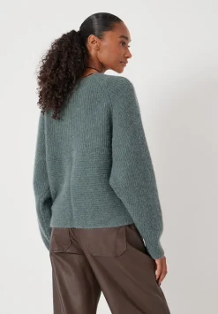 hush Jumpers & Cardigans|Betty Wool Blend Jumper Sage Green