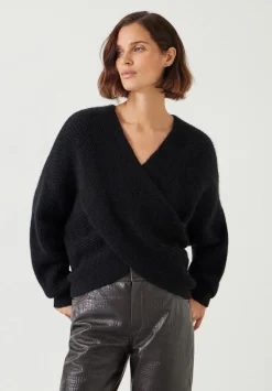hush Jumpers & Cardigans|Betty Wool Blend Jumper Black