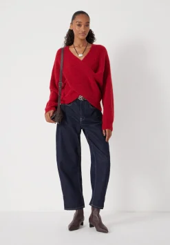 hush Jumpers & Cardigans|Betty Wool Blend Jumper Fiery Red