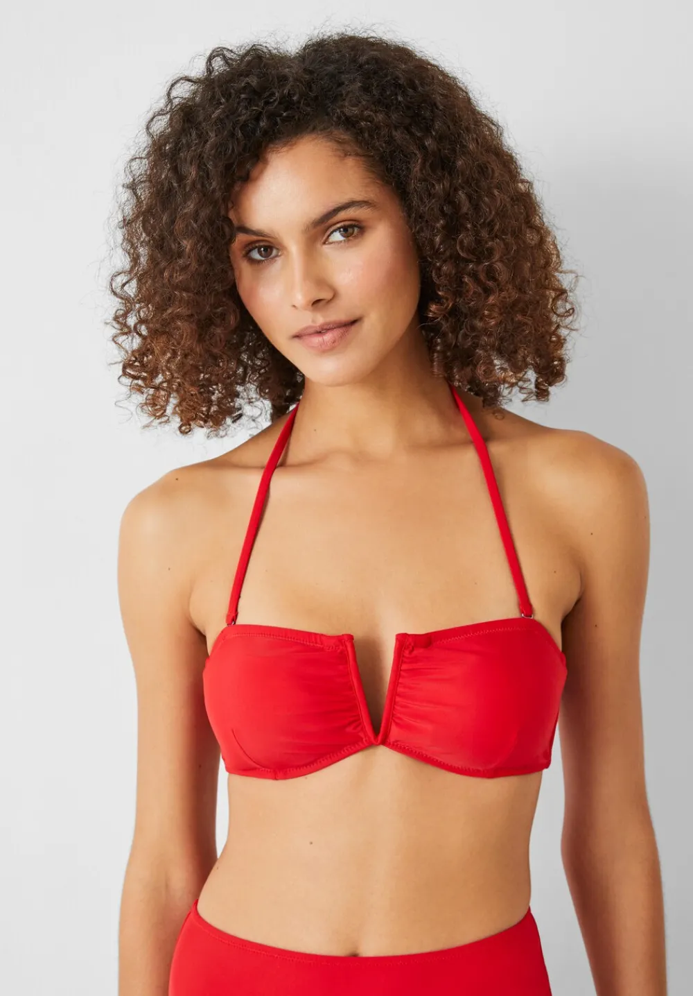 hush Swimwear & Beachwear|Billie Bandeau Bikini Top Redcoat
