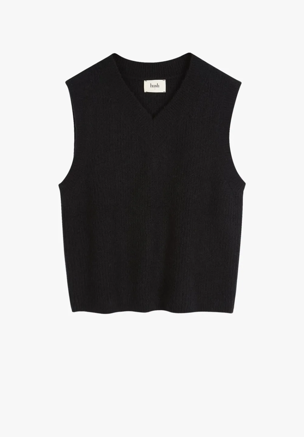 hush Tops & T-Shirts|Jumpers & Cardigans|Bobbie Wool Blend Vest Black